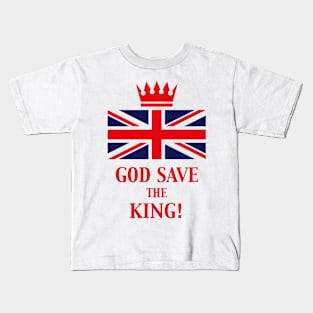 God Save The King! (England / Great Britain / Red) Kids T-Shirt